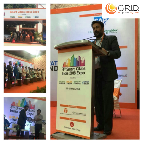 G.R.I.D. presented at Smart Village Conclave 2018